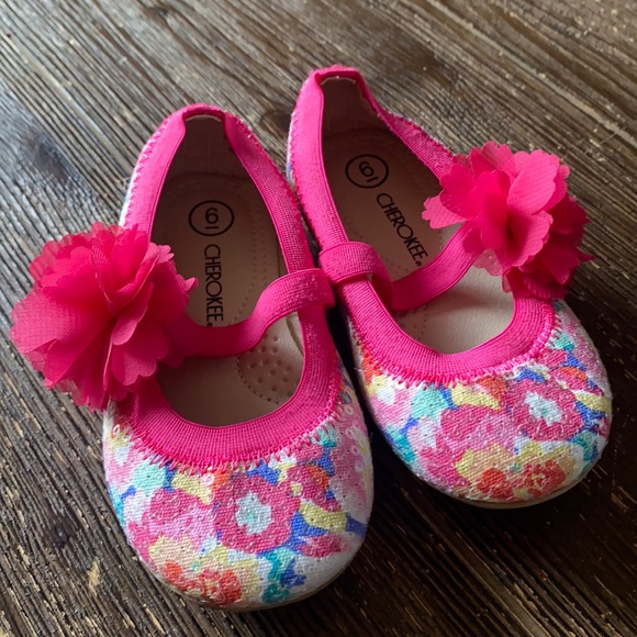 Floral sequin flats - Picture 1 of 5